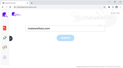 remove searchconvertor malwarefixes