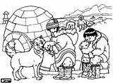 Coloring Inuit Pages Eskimo Igloo House Getdrawings Printable Color Getcolorings sketch template