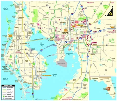 cruise terminal tampa florida map  printable maps