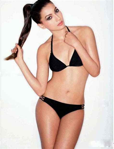 Bollywood Hot Gauhar Khan Sexy Bikini Photoshoot Stills Celebrity