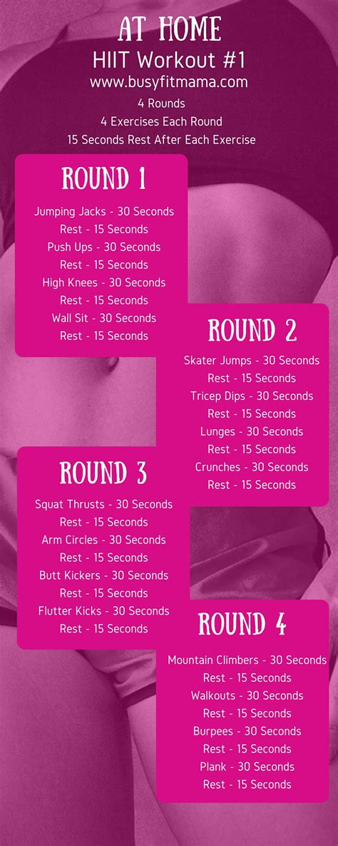 At Home Hiit Workout 1