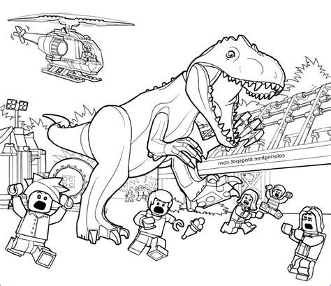 lego jurassic world coloring pages coloring pages
