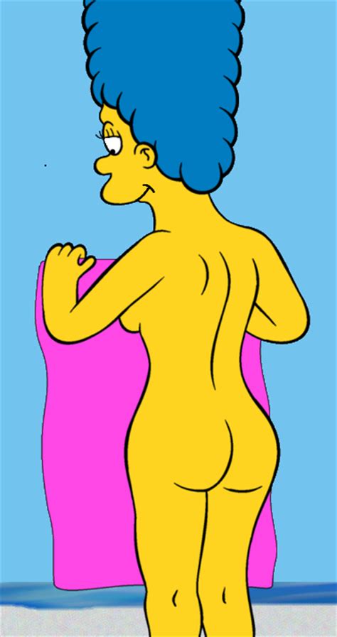 marge simpsons nude anus naked photo