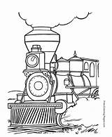 Coloring Pages Train Trains Printable Kids Print sketch template