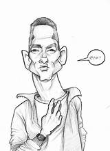 Eminem Drawing Cartoon Getdrawings sketch template