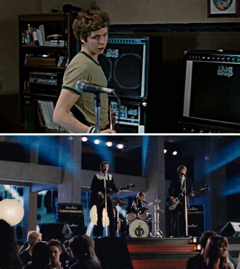 In Scott Pilgrim Vs The World Early In The Movie When Sex Bob Omb Are