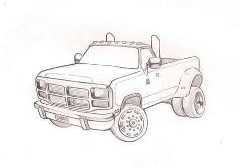 cummins truck coloring pages