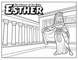 Esther Christianity Maze Numbers Getcolorings Vbs sketch template