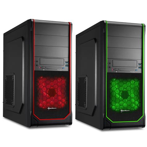 sharkoon intros  mid tower atx pc cases video