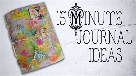 min art journaling share ideas