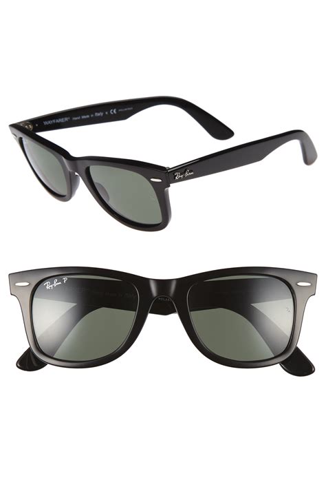 ray ban classic wayfarer mm polarized sunglasses nordstrom
