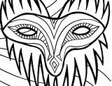 Coloring Masquerade Pages Mask Getcolorings Print sketch template