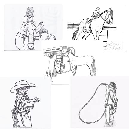 rodeo coloring pages  printables rodeo rodeo  coloring