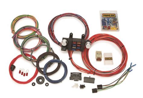 painless wiring  basic customizable chassis harness wextra length wires  circuits
