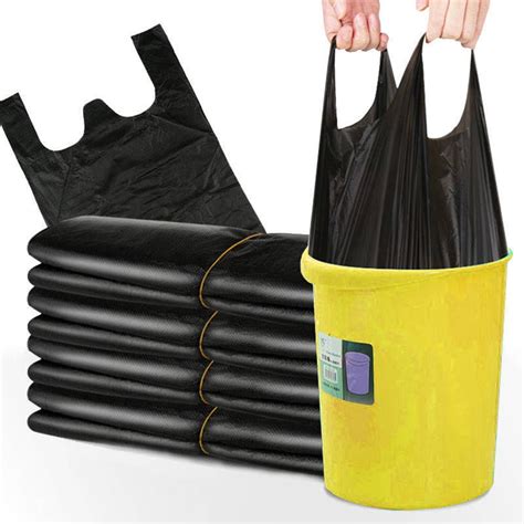 pcs large garbage bags black thicken disposable environmental waste