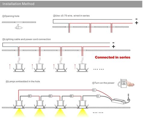 wiring diagram led downlights