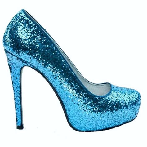 sparkly turquoise blue glitter peep toe  heels wedding wedding shoes  heel bride shoes