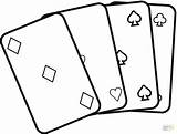 Cards Playing Coloring Pages Printable Dice Card Uno Game Color Deck Supercoloring Online Template Clipart Clipartbest Poker Getcolorings Version Click sketch template