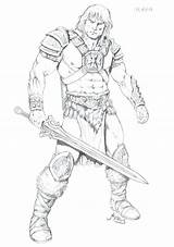 Coloring Pages He Man She Ra Getdrawings sketch template