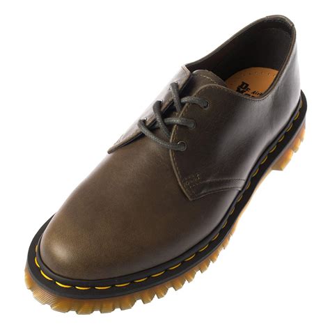 dr martens leather  oxford  brown lyst