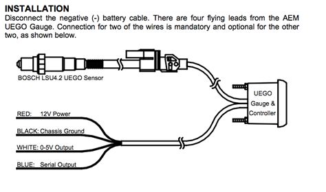 aem wideband gauge wiring diagram wiring diagram