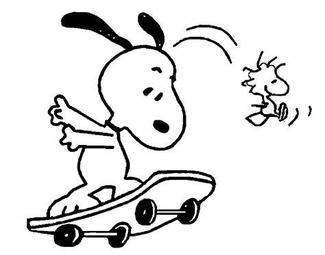 woodstock snoopy coloring pages   woodstock snoopy