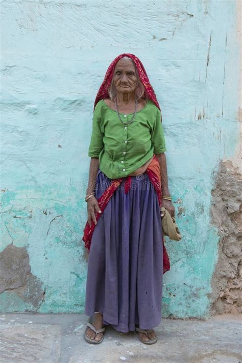 Old Indian Woman Standing Editorial Photography Image Of Ethnic 35975052