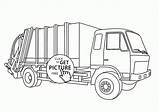 Truck Garbage Kids Coloring Pages Realistic Transportation Monster Trash Printables Print Choose Board sketch template
