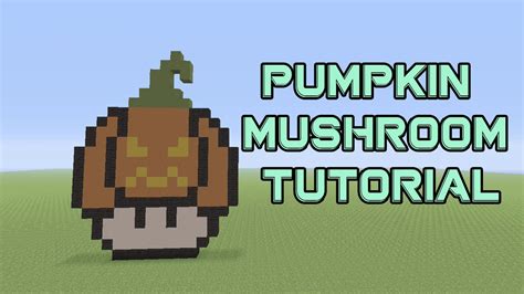 Minecraft Pixel Art Tutorial How To Make A Pumpkin