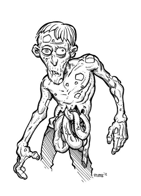 cartoon zombie monster coloring pages disney coloring pages scary