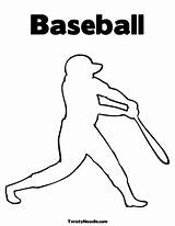 Baseball Coloring Pages Player Pitcher Outline Outlines Library Clipart Boble Heads Football Print Kids Popular Search Post sketch template