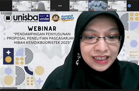 Pelaksanaan Webinar Pendampingan Penyusunan Proposal Penelitian