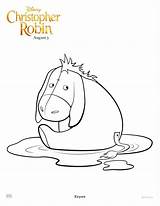 Coloring Eeyore Christopher Robin Pages Movie Printable Pooh Sheets Disney Winnie Activity Sheet Printables Christopherrobin These Eyeore Theaters Colouring Featuring sketch template