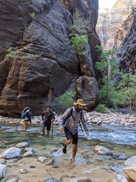 recommended gear  narrows hike  zion national park