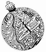 Christmas Coloring Pages Zentangle Getcolorings Color sketch template