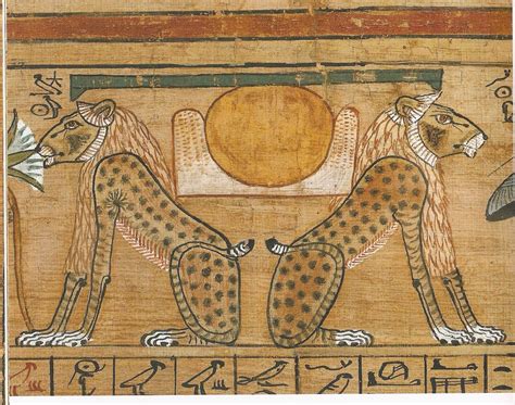 Lions In Ancient Egyptian Art