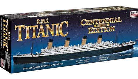 Rms Titanic Centennial Edition Plastic Model Commercial Ship Kit
