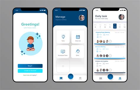 task management ui mobile app design inspiration app interface design android app design