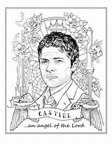 Supernatural Coloring Pages sketch template