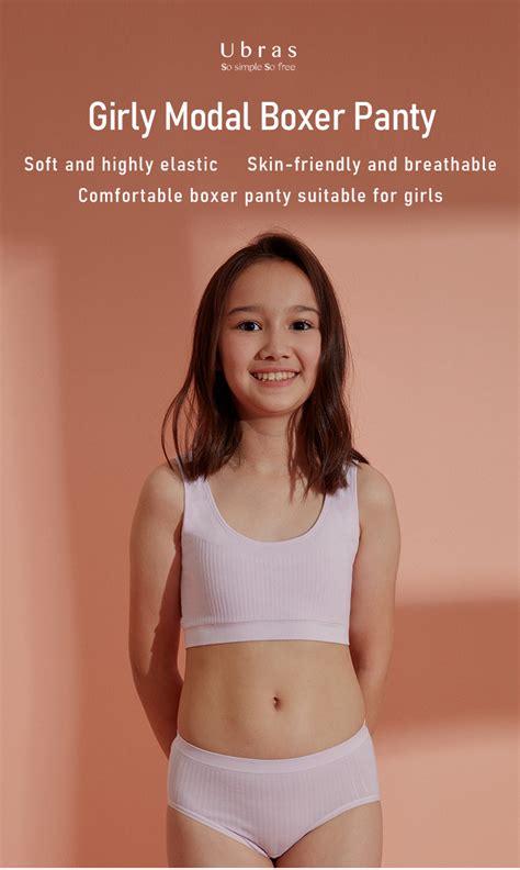 Ubras Ug223089 Drop Shipping Girls Preteen Underwear Soft Model Girls