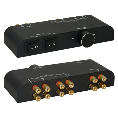 speaker switch      pair stereo speaker selector