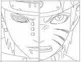 Pain Naruto Vs Lineart Drawing Deviantart Getdrawings sketch template