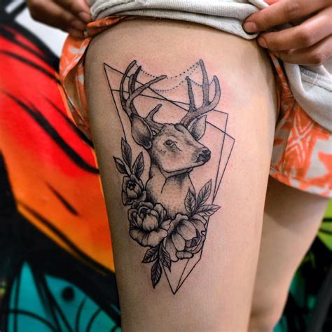 59 Best Geometric Deer Tattoos Free Tattoo Ideas