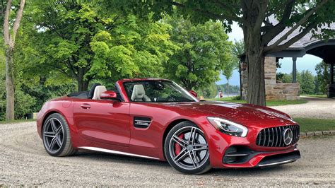 mercedes amg gt  roadster test drive review benzs convertible sports car  excessively fast