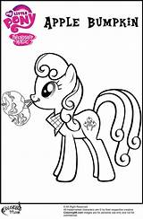 Apple Coloring Pages Mlp Family Pony Little Bumpkin Read Bookmark Title Ministerofbeans sketch template