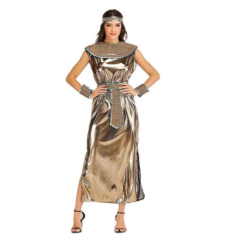 Women Ancient Egypt Egyptian Goddess Costume Pharaoh Fancy Dress