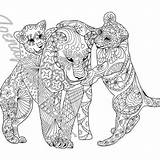 Coloring Pages Adults Animals Adult Animal Printable Book Amazing Sheets Colouring Books Awesome Etsy sketch template