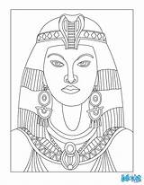 Coloring Pages Printable Egyptian Masks Pharaoh Hellokids Source sketch template