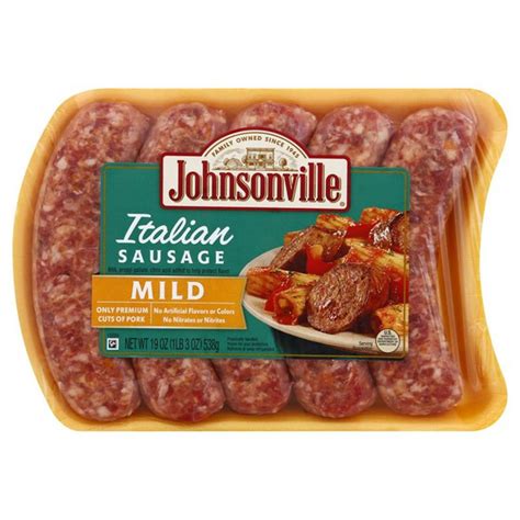 johnsonville italian sausage mild 5 ct from walmart