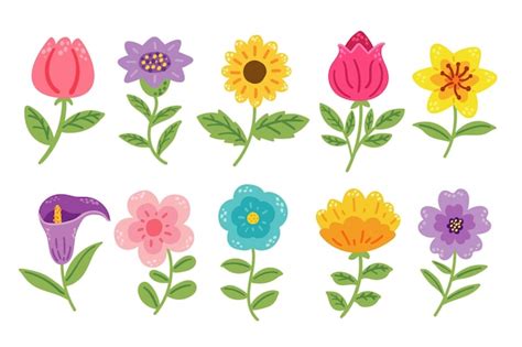 spring flowers clip art